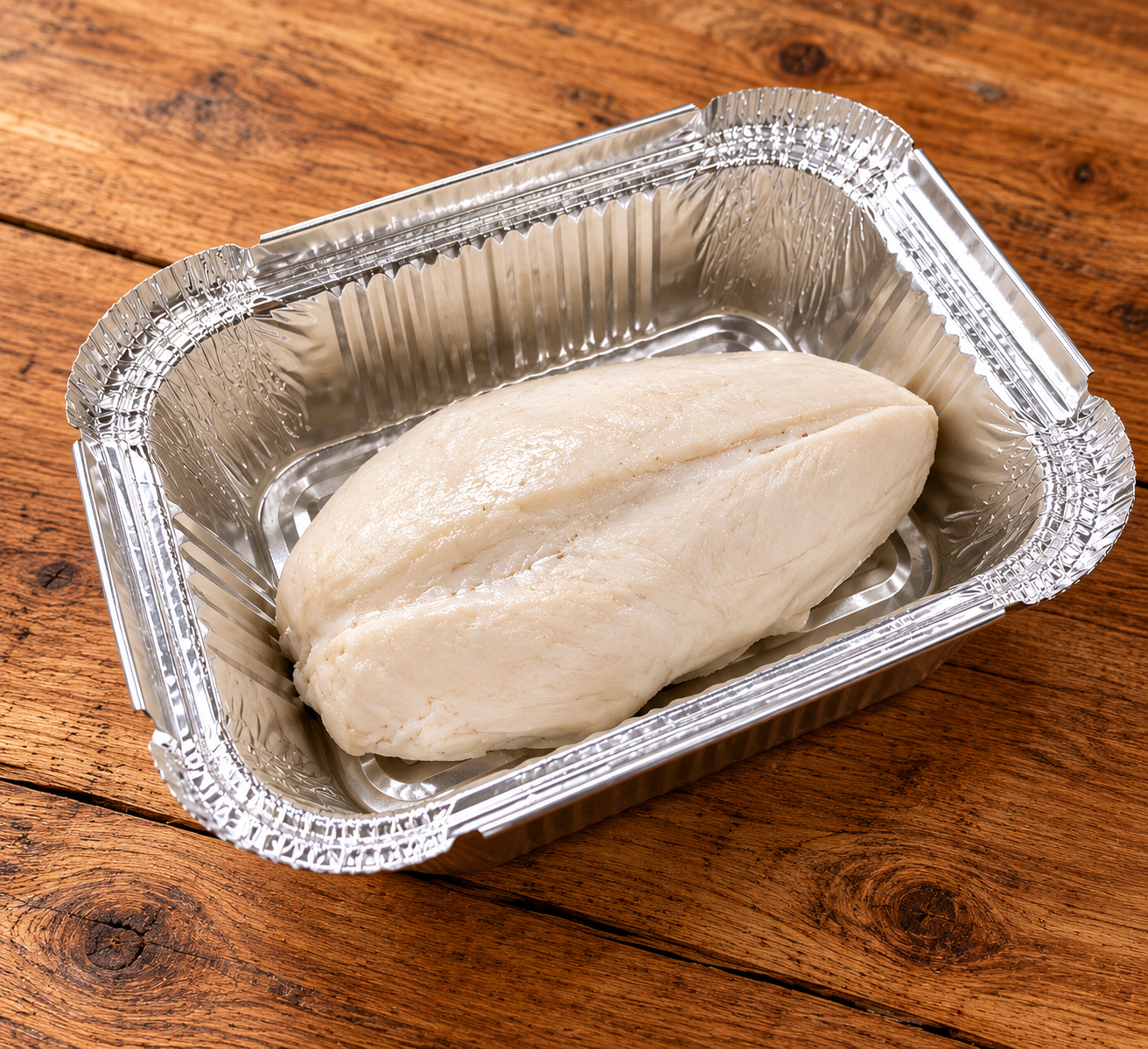 Boiled chicken fillet