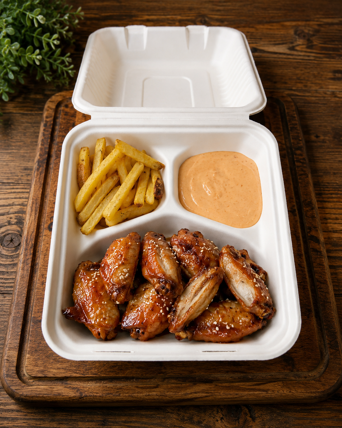 A wing combo